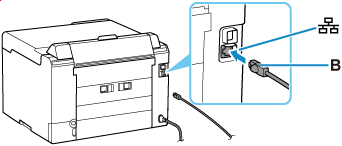 рисунок: подключение Ethernet-кабеля
